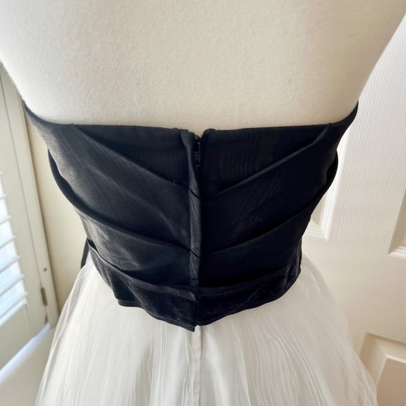 White House Black Market Strapless Tulle Party Dress - Picture 9 of 14